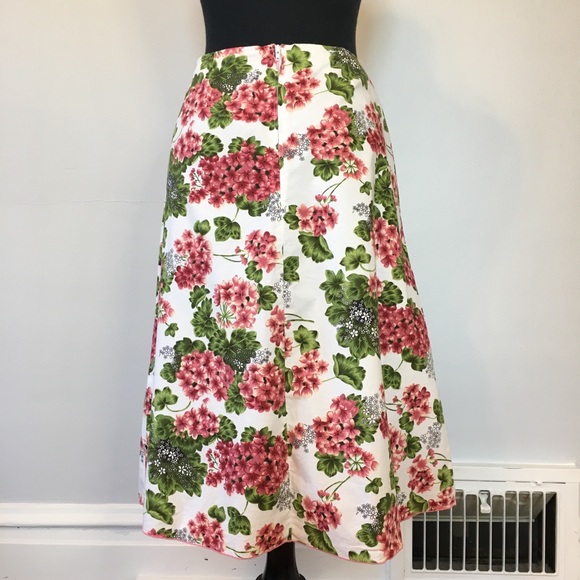 VTG 90s Speechless Floral Midi Skirt with Ribbon Waist, 11 - Picture 2 of 9